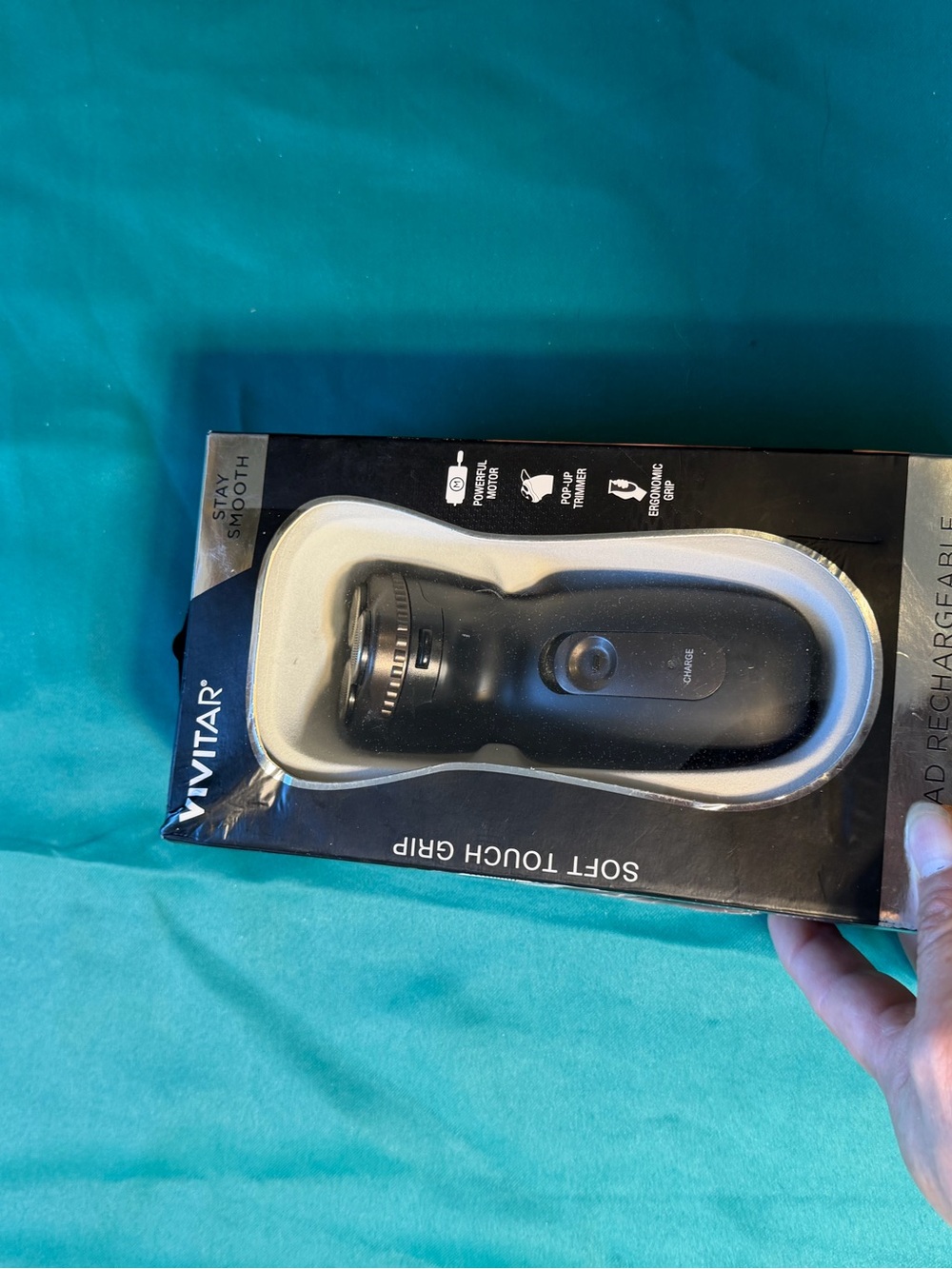 Vivitar Rechargeable Electric Shaver - Black
